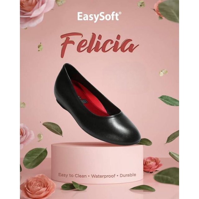 Easy Soft Felicia Ladies Black Shoes Lazada PH