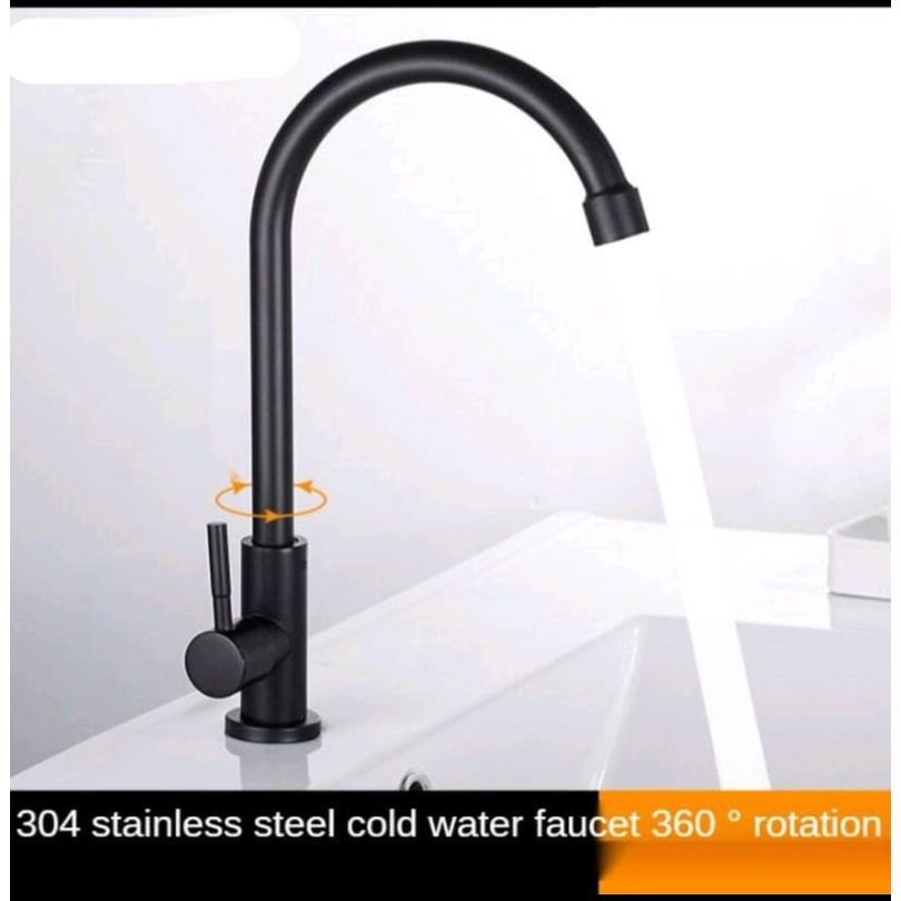 9211 Black Matte Kitchen Faucet SUS304 Stainless | Lazada PH