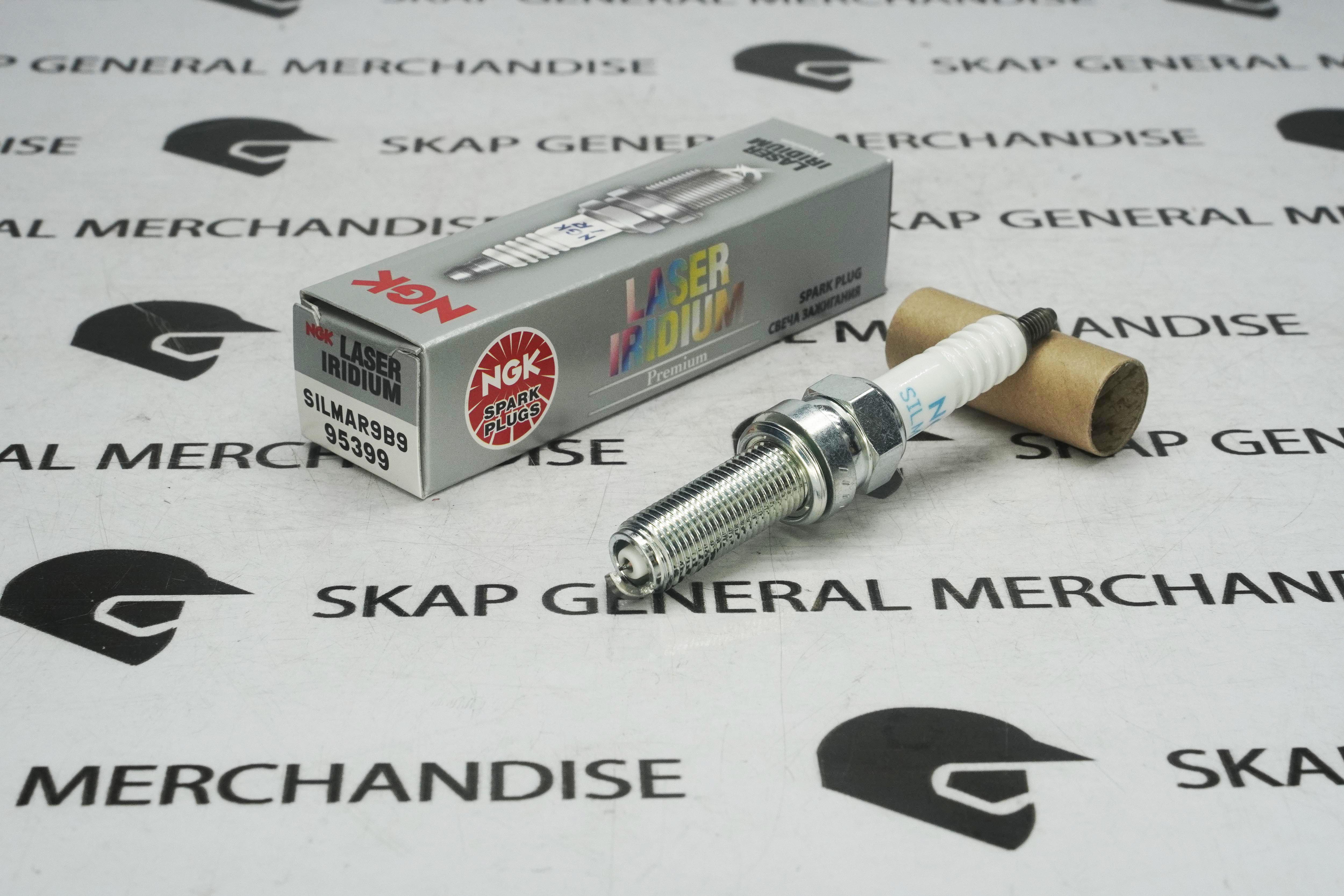NGK LASER IRIDIUM SPARK PLUG SILMAR9B9 - NINJA 400 / ABS 17 / KRT