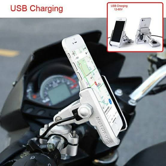 mobile phone holder for bike with charger