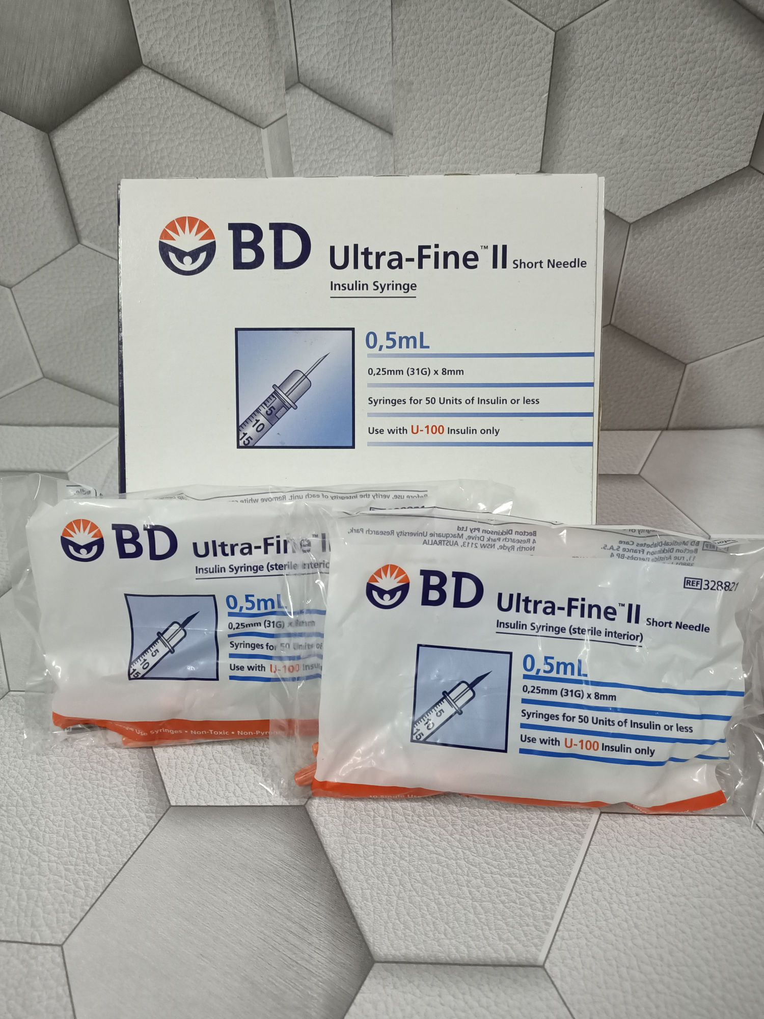 0 5ml 31g Ultra Fine Ii Insulin Syringe Short Needle 100 S Lazada Ph