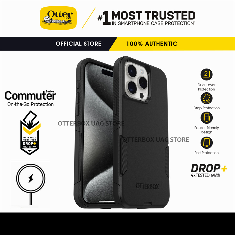 Ốp lưng otterbox commuter with magsafe cho apple iphone 15 pro max / 15 pro / 15 plus / 15 / 14 pro max / 14 pro / 14 plus / 14 / 13 12 pro max / 13 12 pro / 13 12