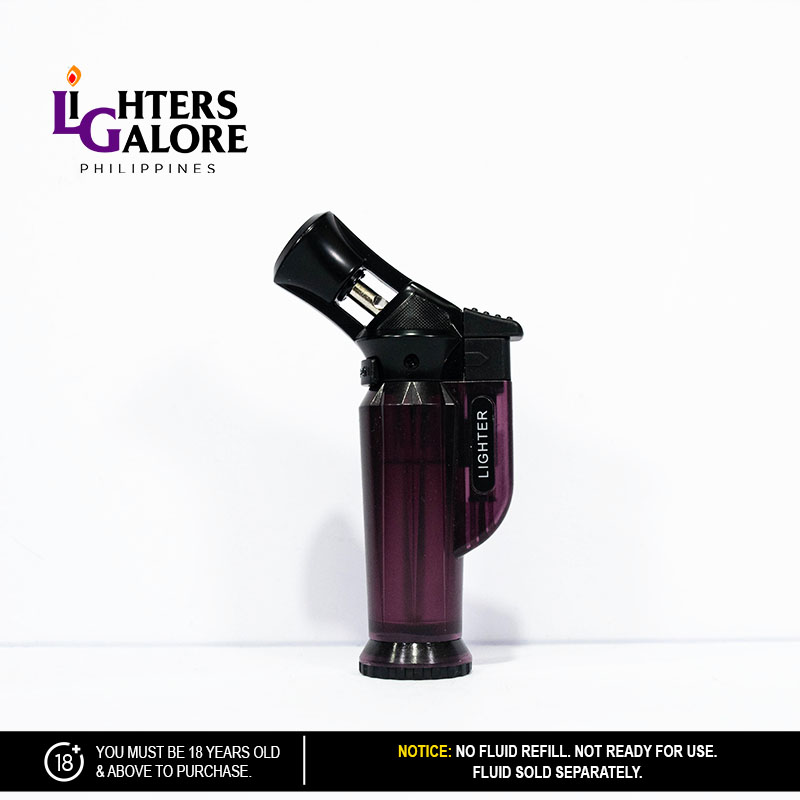 Lighters Galore POCKET TORCH 94 (LIGHTER, ELEPHANT NOSE, PURPLE W