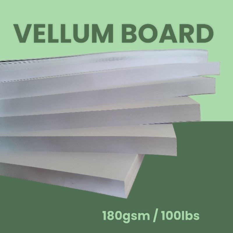♙HIGH QUALITY BRISTOL VELLUM BOARDS 180gsm (100lbs) 50's and 100's