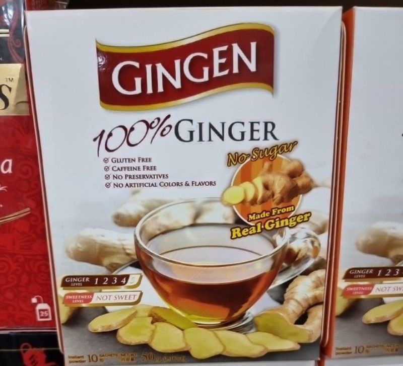 Gingen Ginger Tea No Sugar 10 pcs, 50 g | Lazada PH