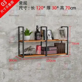 Restaurant Wall Hangers Wine Rack Wall Wood Bookcase A Line Shelf