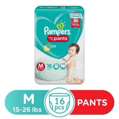 Pampers Baby Dry Pants Medium 16s