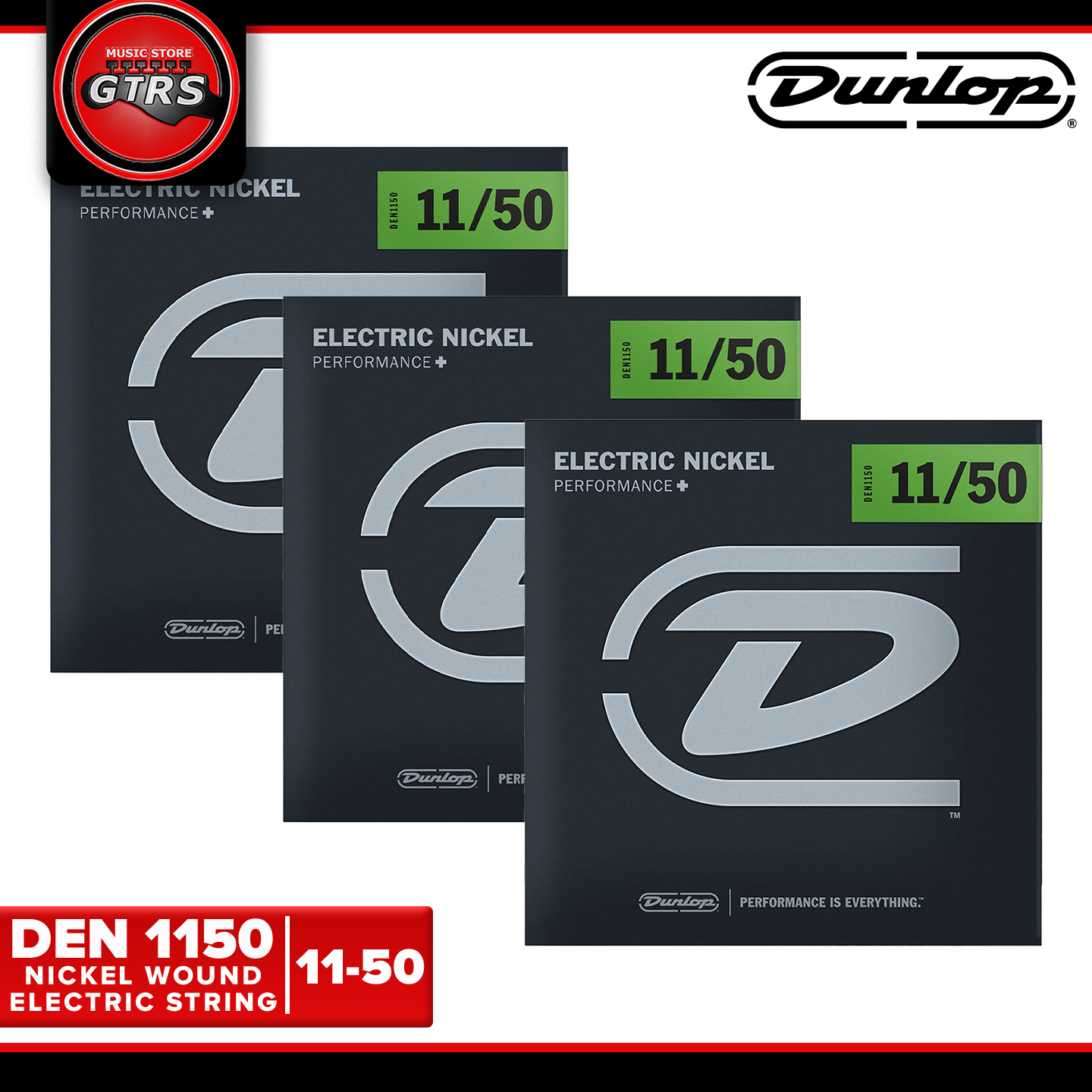 Dunlop electric deals nickel performance plus