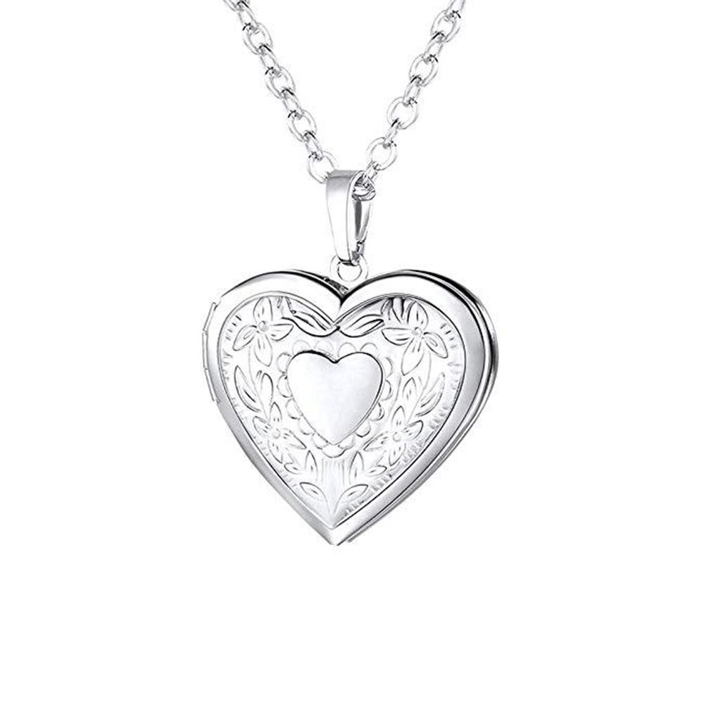 1Pc Photo Picture Locket Necklace DIY 