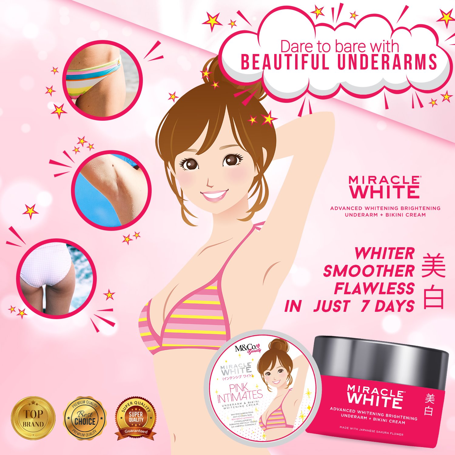 miracle white underarm cream