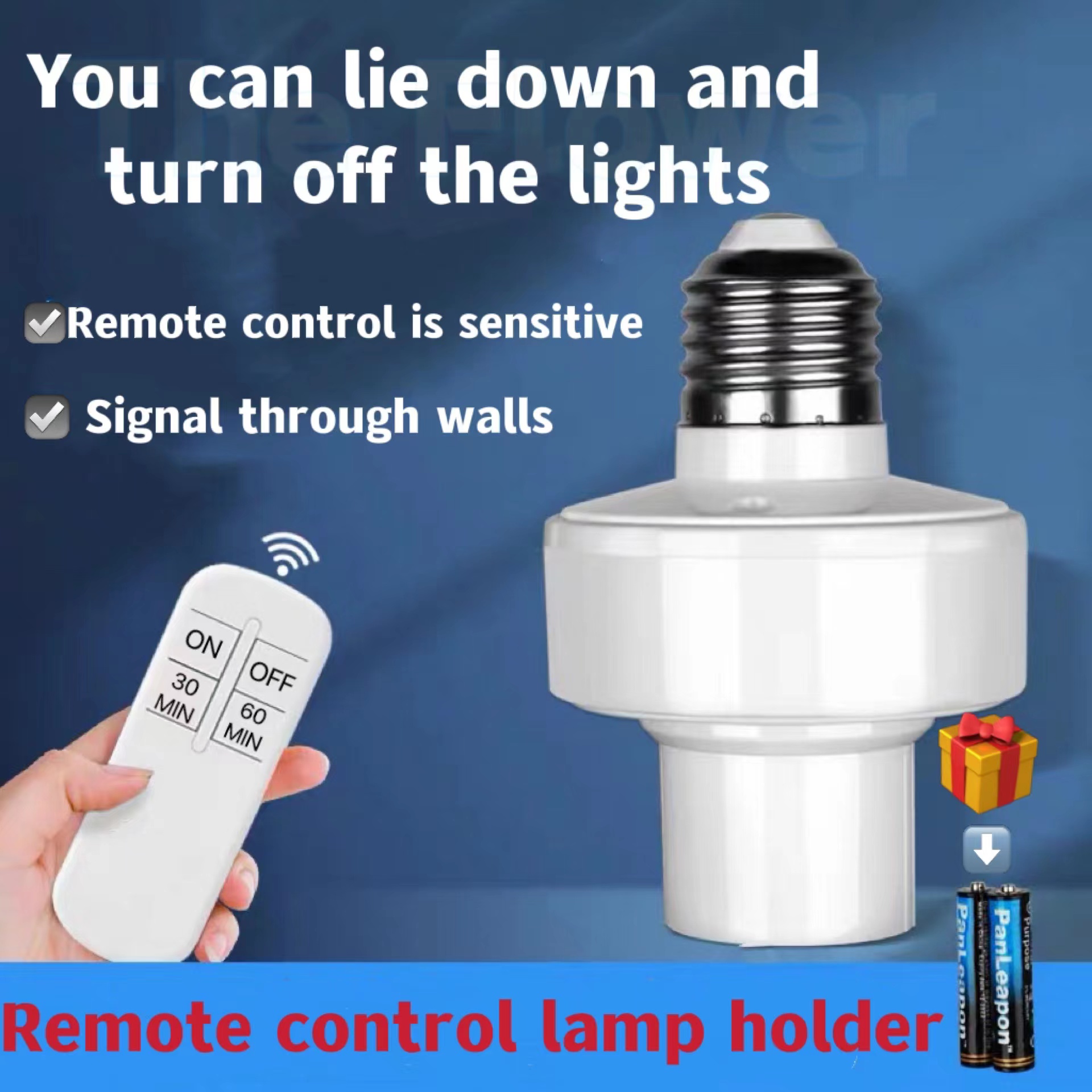 E27 Wireless Smart Remote Control Lamp Holder 220v - Smart Lamp