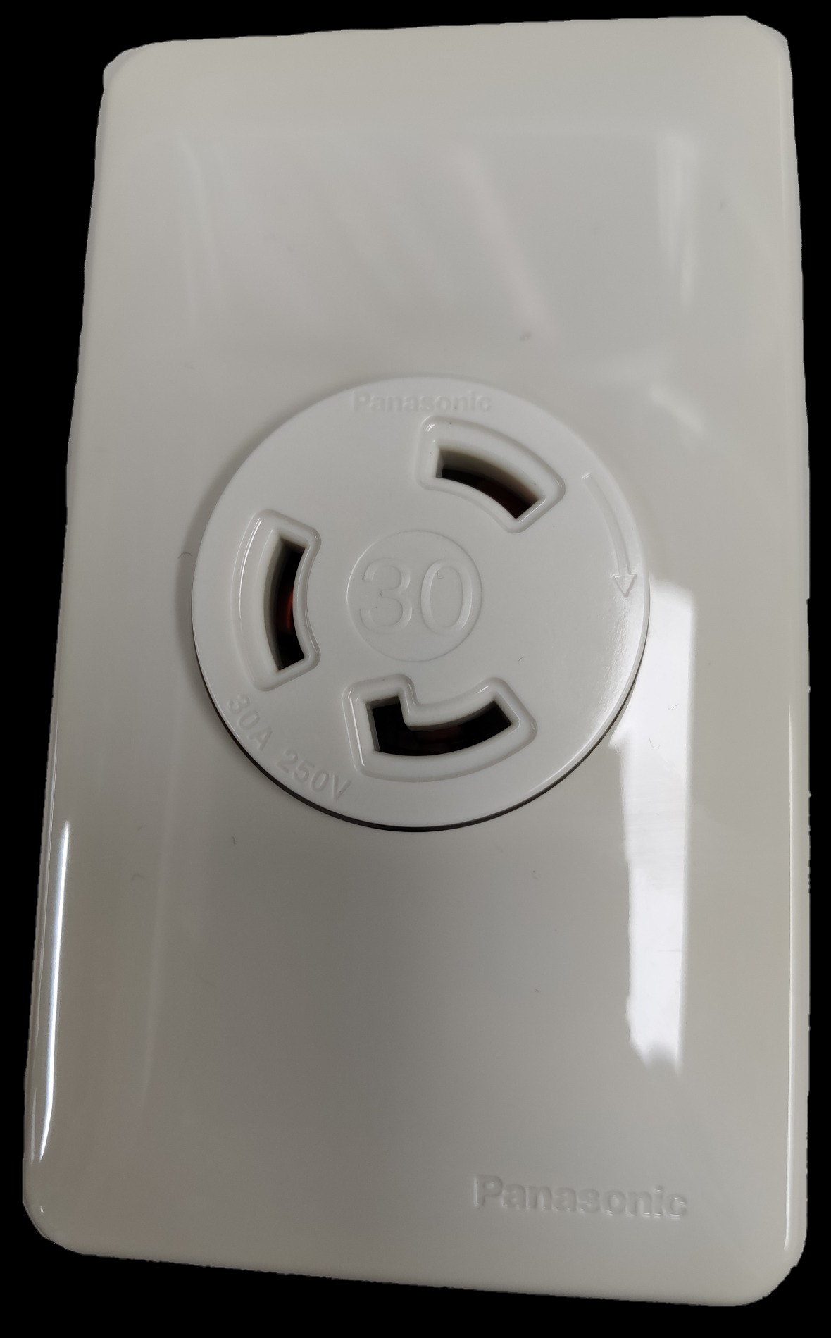 30A Twist Lock Outlet with Plate Cover 2P+E (3P) 250V (NEMA L6) WF2330