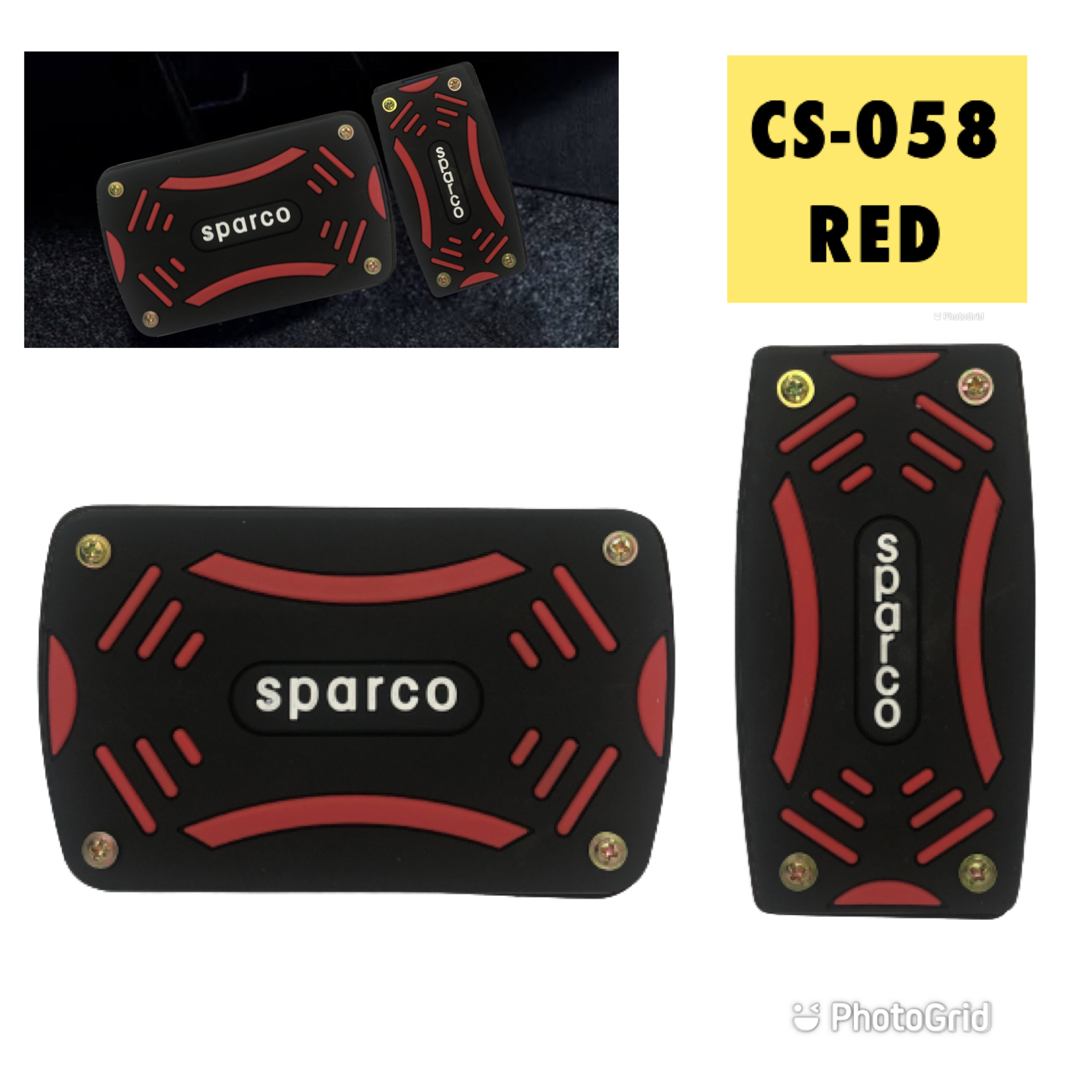 CPA Sparco Car Pedal Pad Automatic Car Accelerator Clutch Brake Steel