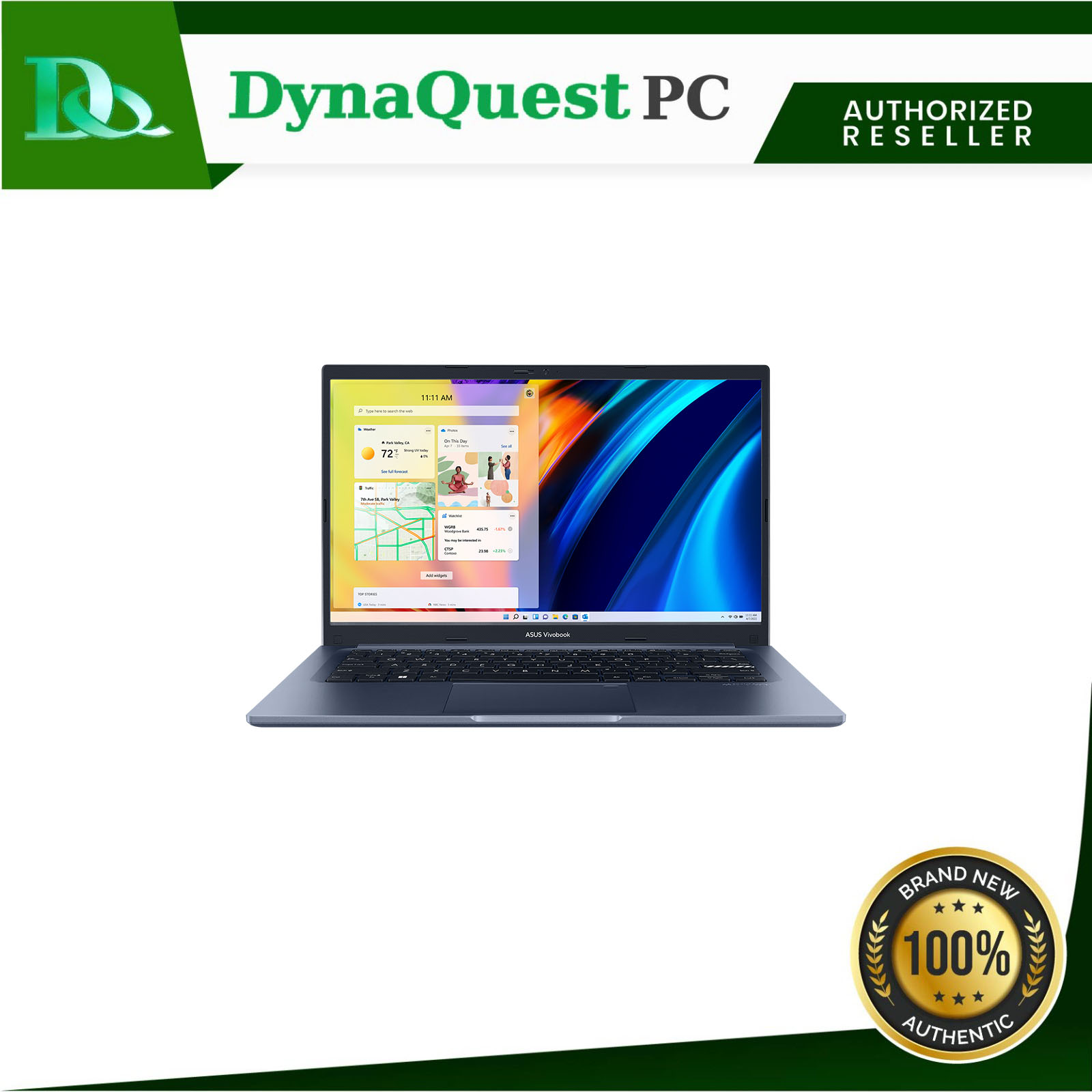 Asus Vivobook X1402ZA-AM438WS (Quiet Blue) 14” FHD i3-1220P 8GB RAM  512GB SSD Intel UHD Graphics Windows 11 Home MS Office Home