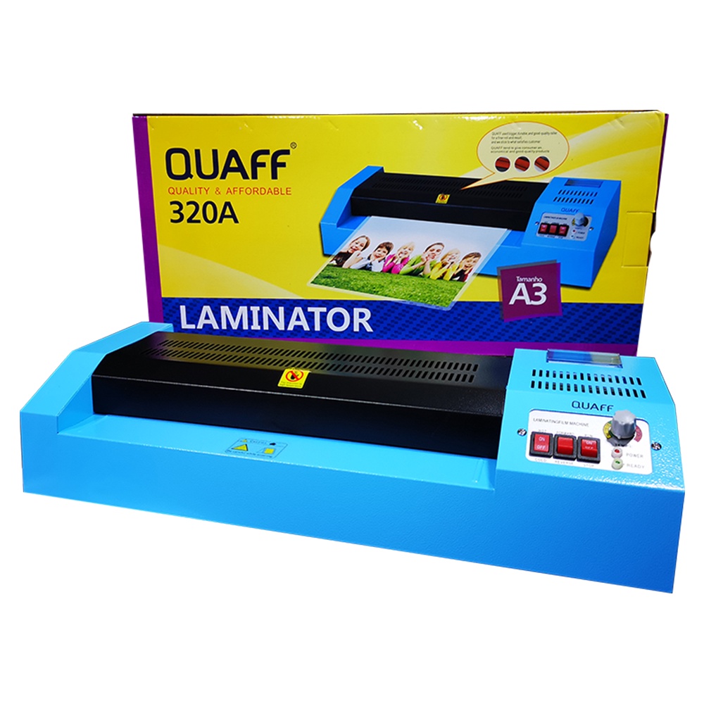 QUAFF A4 & A3 Size Laminator HOT & COLD with REVERSE Function 220V