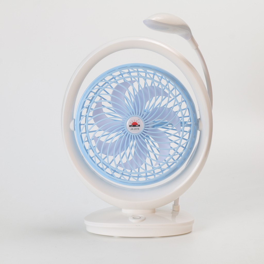 JR2018 MINI TABLE FAN WITH LAMP Lazada PH