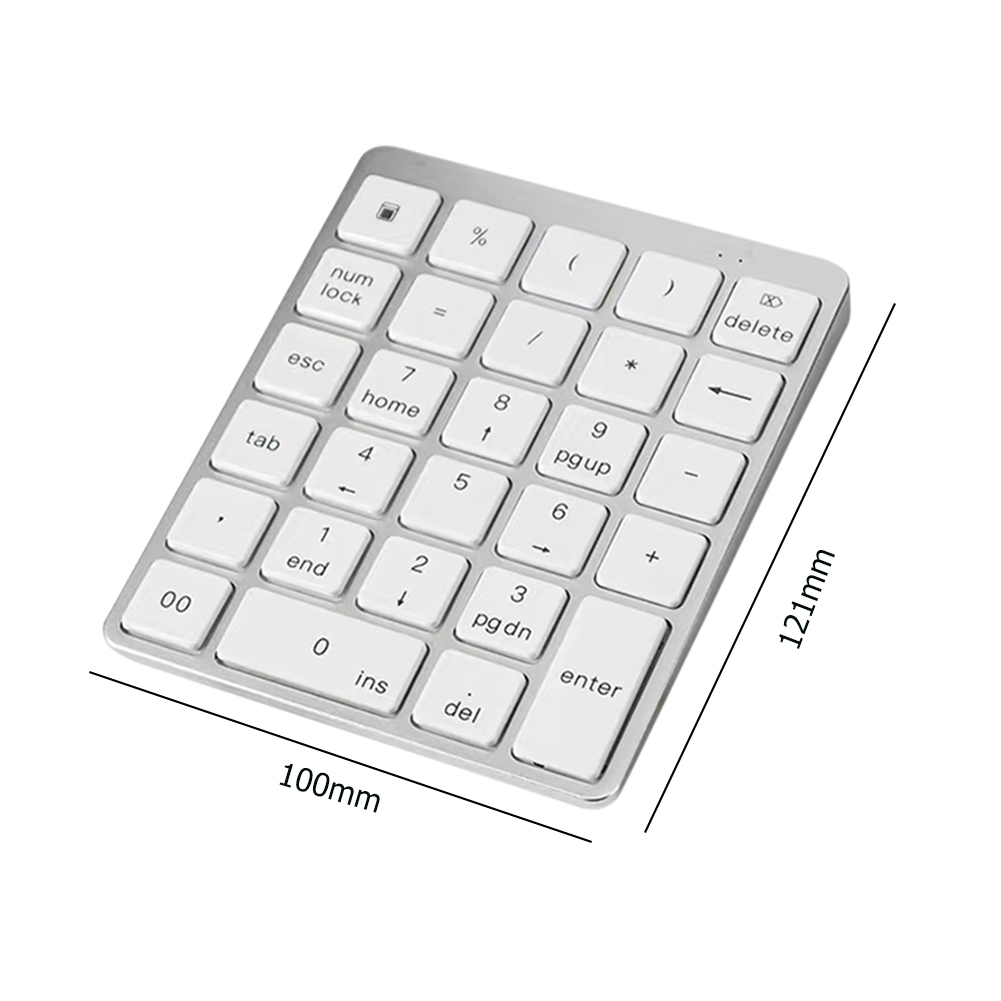 Numeric Keypad Wireless Digital Keyboard Numpad 28