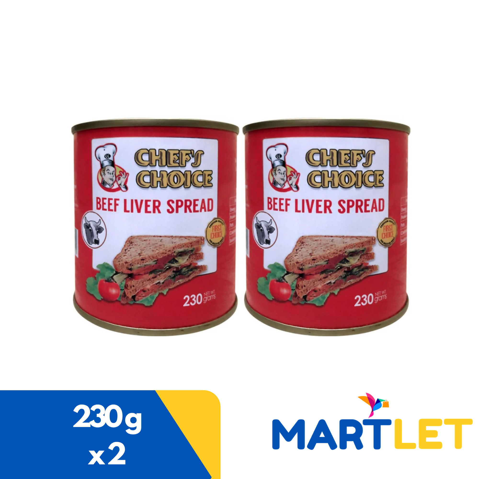 Chef's Choice Beef Liver Spread, 230g set of 2 Lazada PH