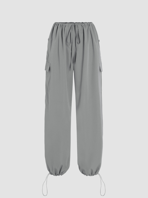 Cider Solid LowRise Parachute Cargo Pants Lazada PH