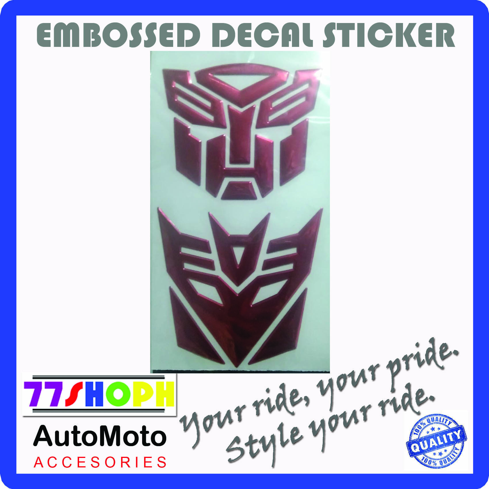 Buy Transformers Robot Head Autobot Quote Motto Sign Logo Car Bumper  Vehicle Sticker Funny Humour Van Bike Wall Laptop iPad Window Online in  India - Etsy