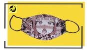 Anime 2-ply Ahegao Reusable Face Mask