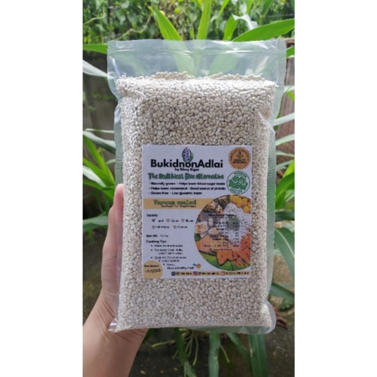 1KG PREMIUM WHITE ADLAI Grits Vacuum Sealed Lazada PH