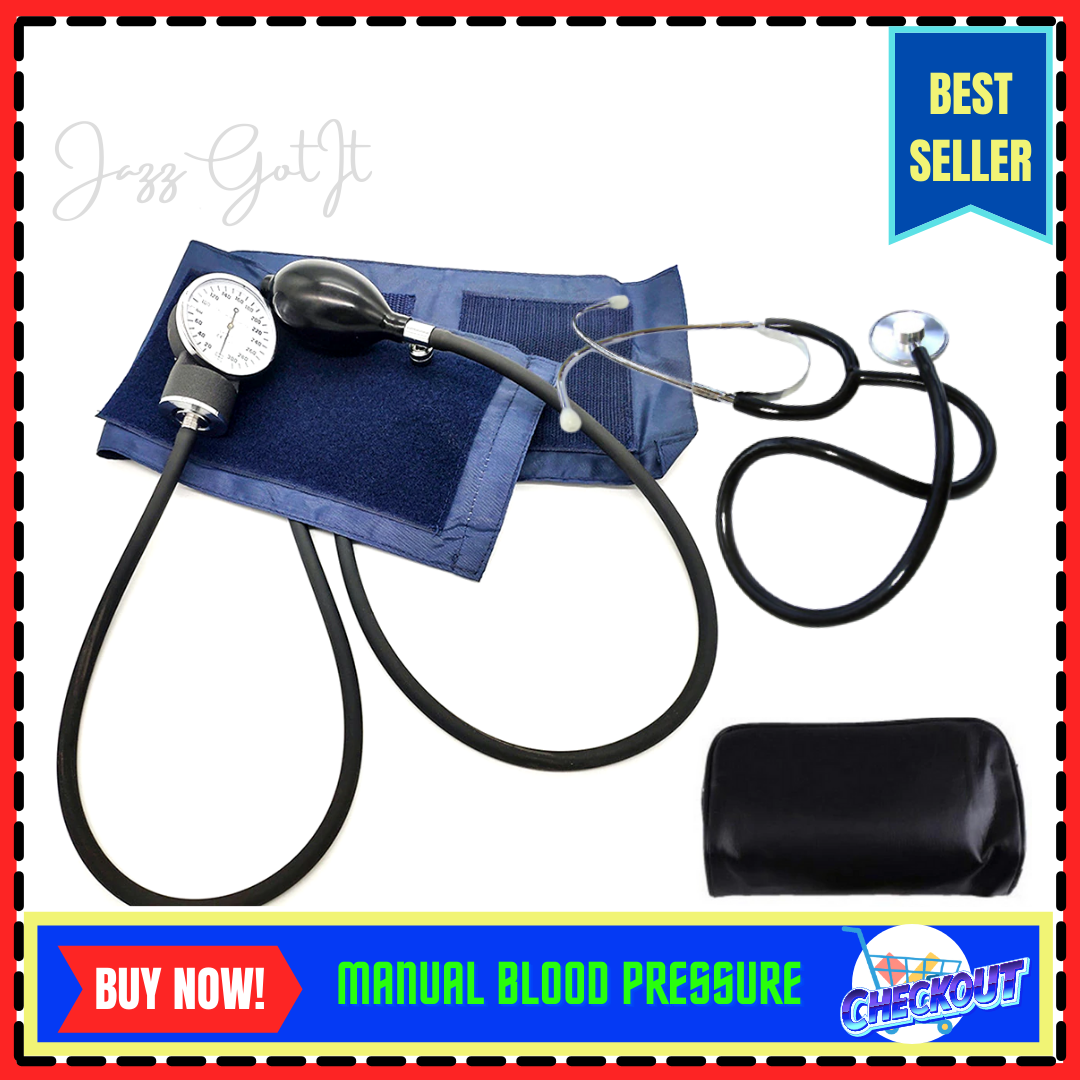 Original Sphygmomanometer Blood Pressure Measure Device Kit Cuff Stethoscope, blood pressure