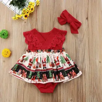 christmas baby girl dress