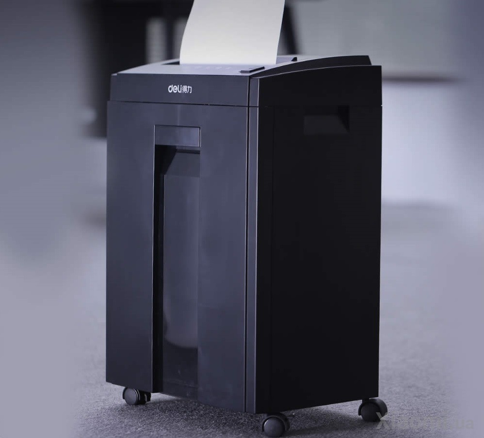 Deli Paper Shredder 23L High Capacity, Chassis Stabilization, Low