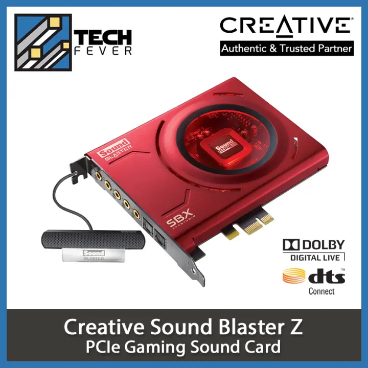Creative Sound Blaster Z Pcie Gaming Sound Card With High Performance Headphone Amp And Beam Forming Microphone Lazada Ph