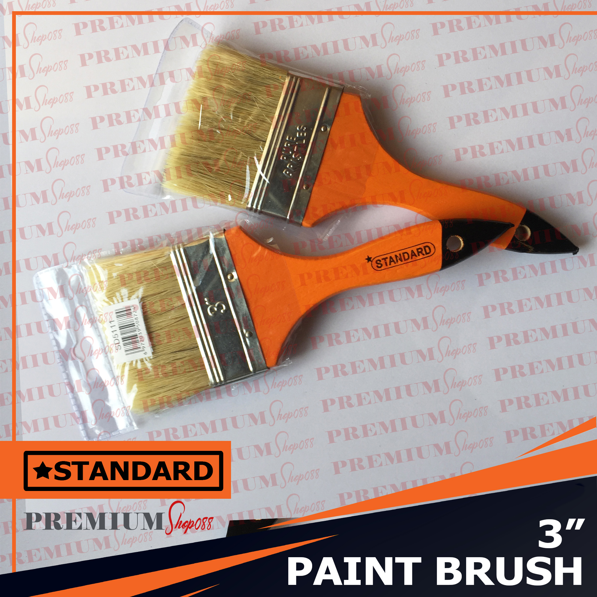 Standard Paint Brush 1" 11/2" 2" 21/2" 3" 4" 1 11/2 2 21/2 3 4