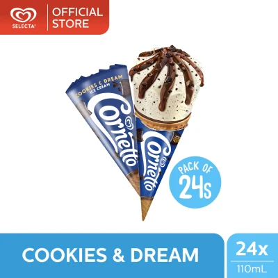 Selecta Cornetto Cookies & Dream Ice Cream 24X 110ML