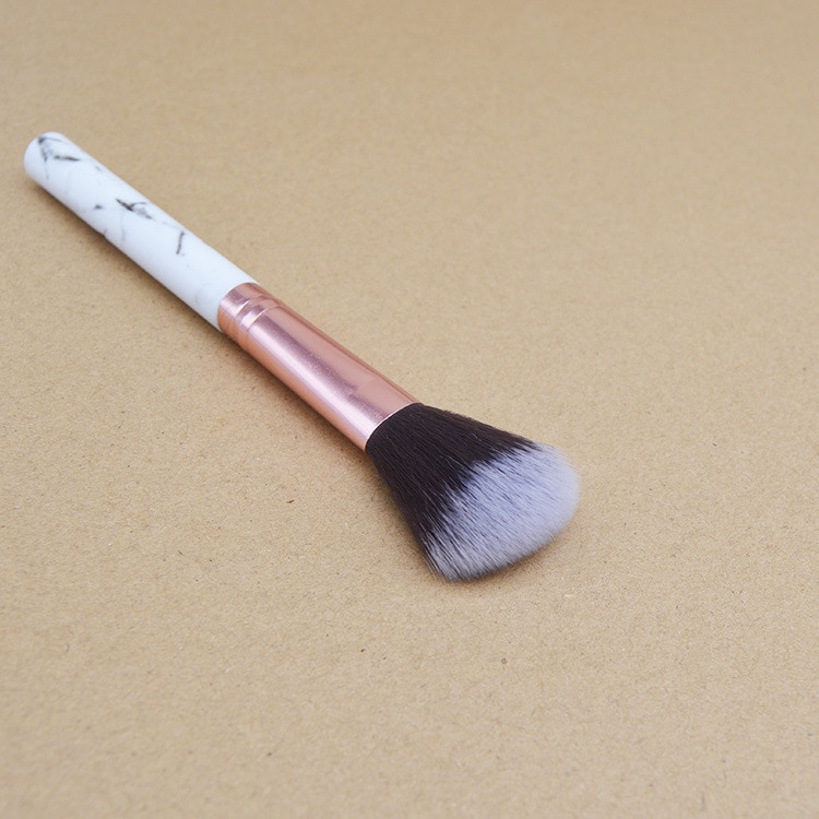 Marble Pattern Blush High Gloss Brush Oblique Head Face Repair Brush Powder  Makeup Brush Wholesale Beauty Makeup Tools Makeup Brushes Sets