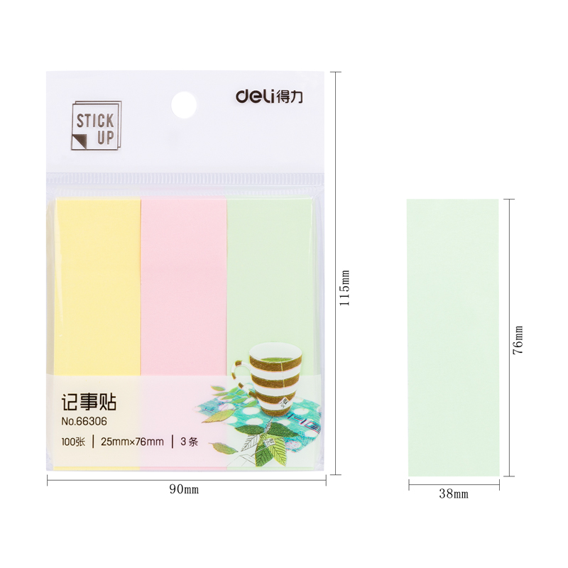 Deli's effective sticky notes are pasted with colored sticky notes n ...