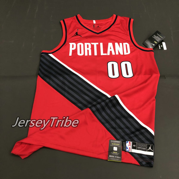 ใหม่ Original บาสเก็ตบอล NBA Portland Blazers #00เคสโทรศัพท์มือถือ2020-21 Statement Jersey Swingman ความร้อน-Pressed สีแดง