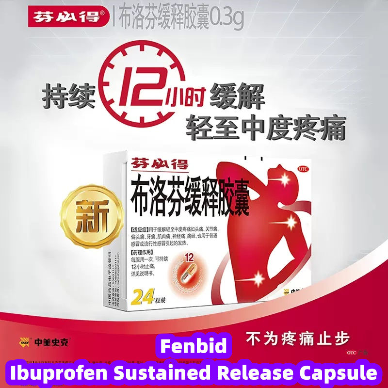 Fenbid Ibuprofen Sustained Release Capsule For Adult Medicine For