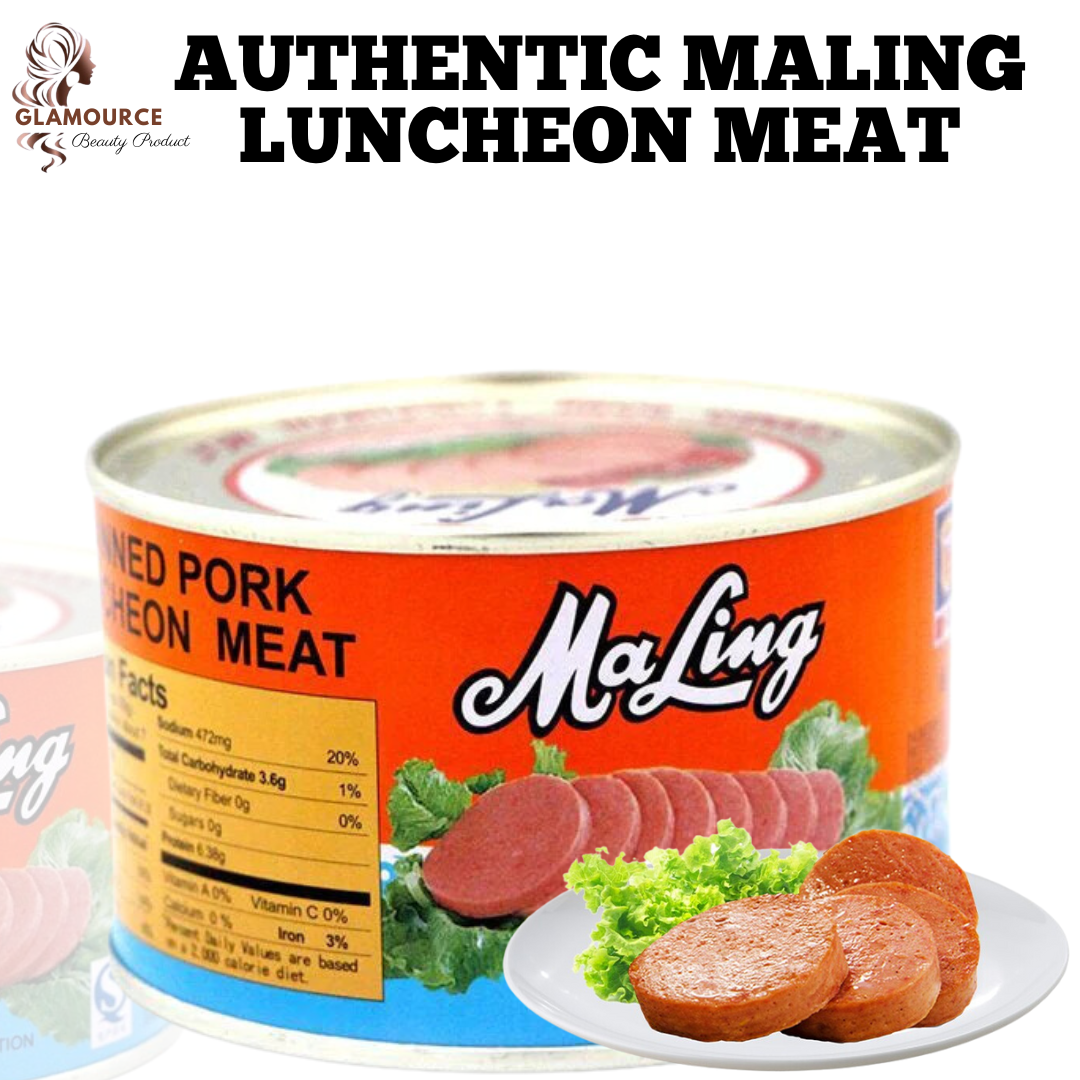 Premium MaLing Luncheon Meat 387 Grams Pork Luncheon Meat Less Sodium