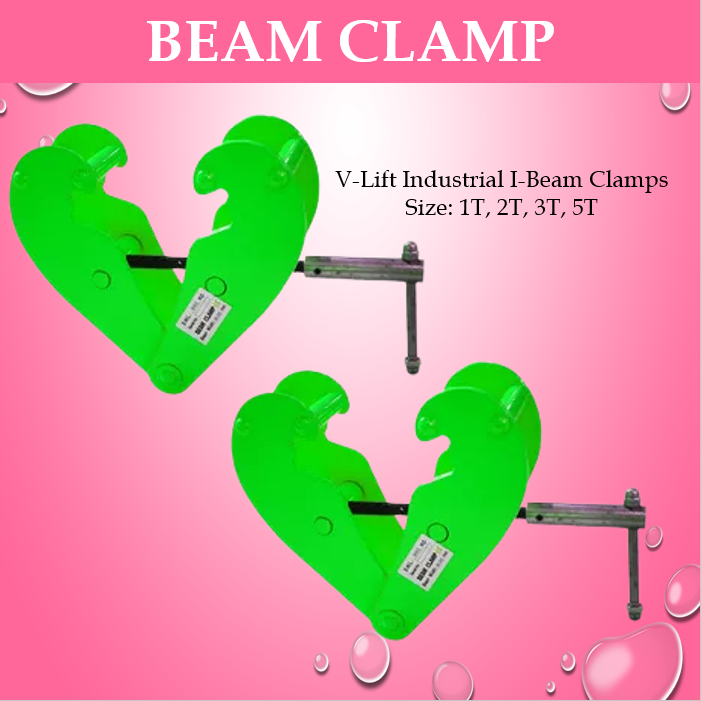 Hoisting Machine 1T 5T Green Girder Clamp Steel Universal LIFTING Beam