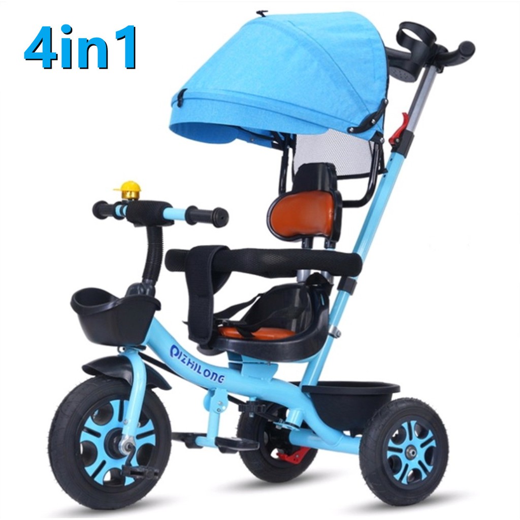COD 4 in 1 children's walker tricycle, children's bicycle, three