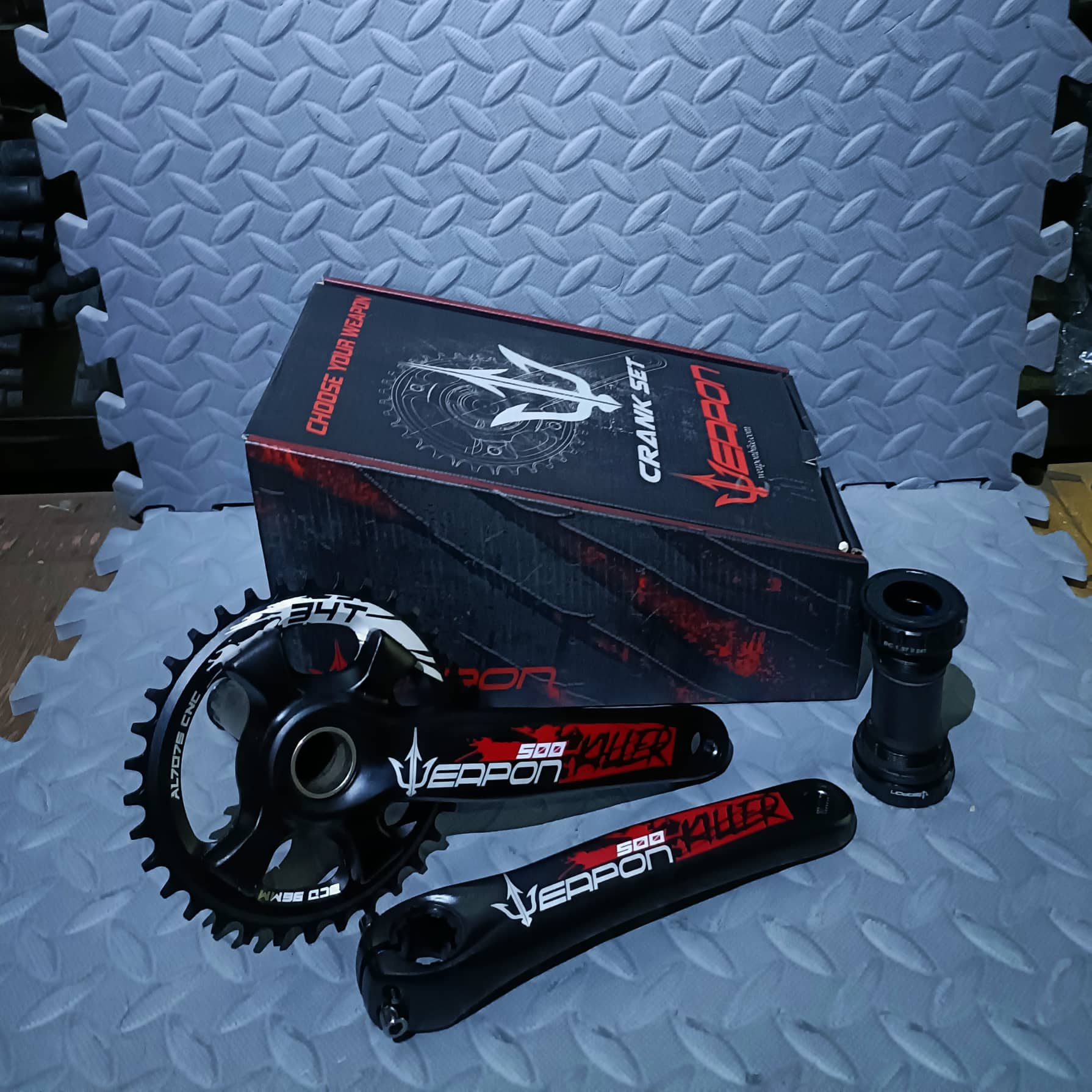 Killer Weapon Crankset 1x Price WEAPON CRANK KILLER 500 34T Lazada PH