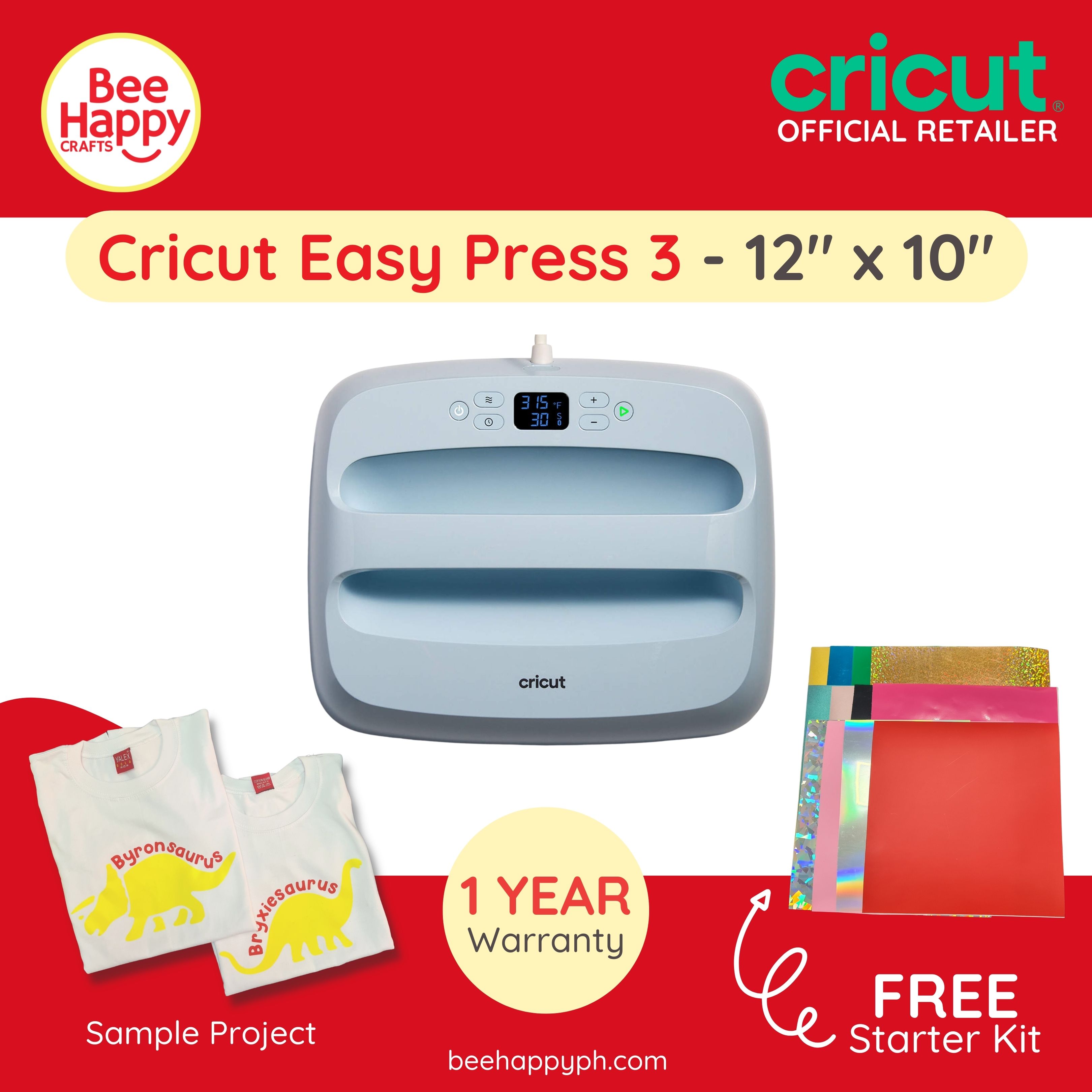 Cricut EasyPress 3, 12 x 10