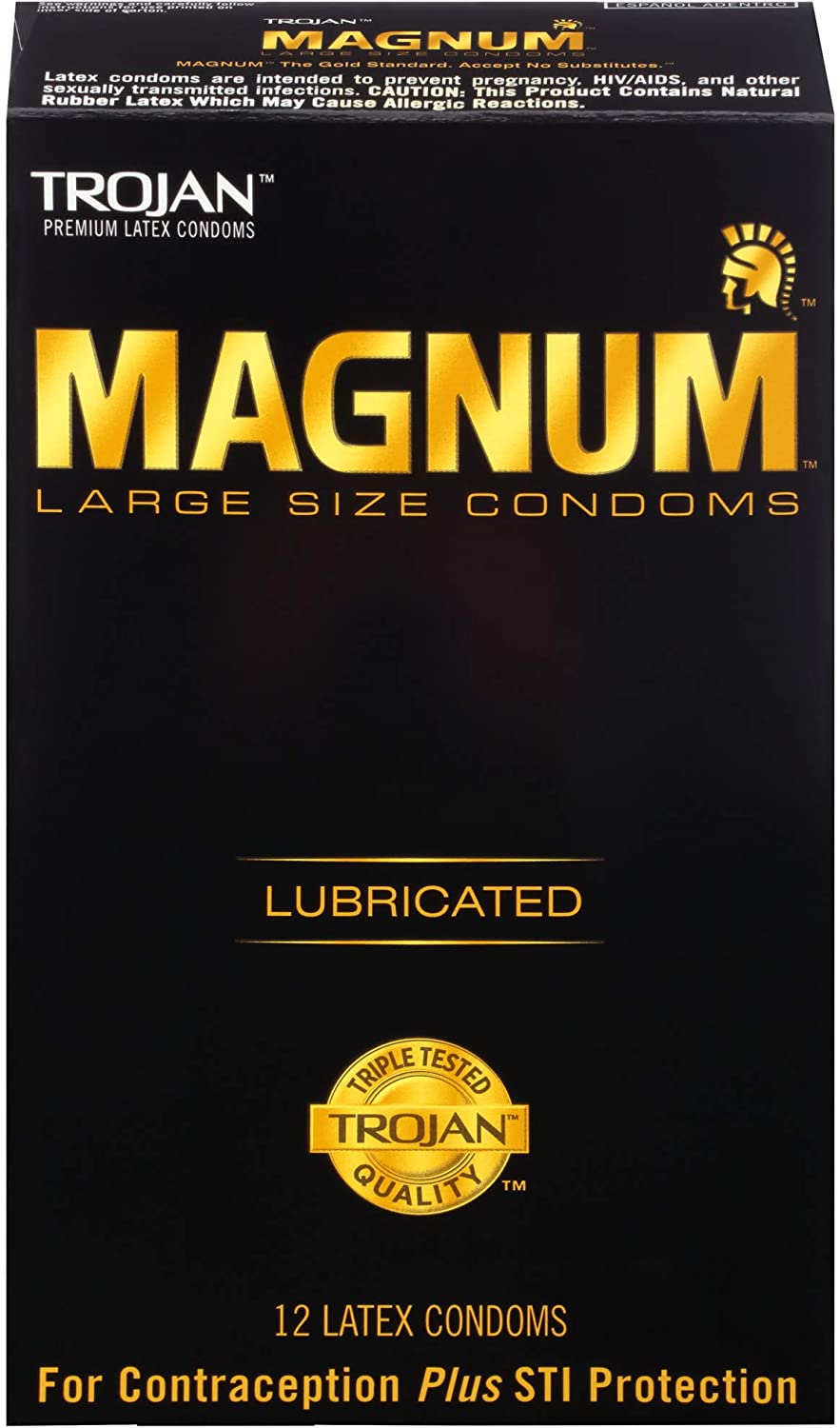 Trojan Magnum Large Size Lubricated Condoms 12 count Lazada PH