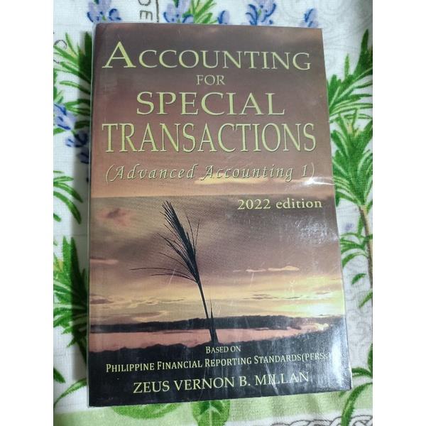 Accounting For Special Transactions 2021 2022 By Millan | Lazada PH