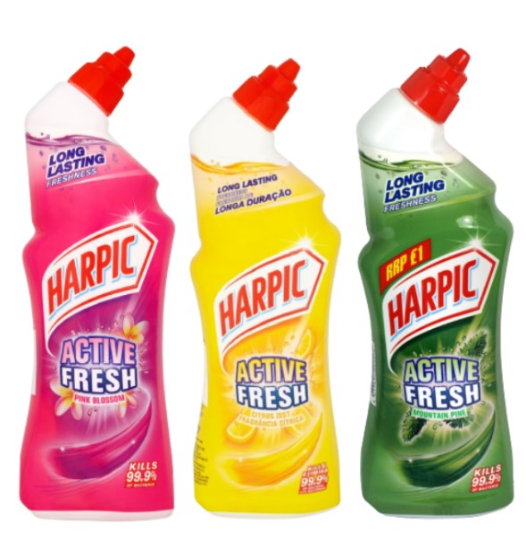 Harpic Active Fresh Toilet Cleaner 750mL Kills 99 of Germs Lazada PH