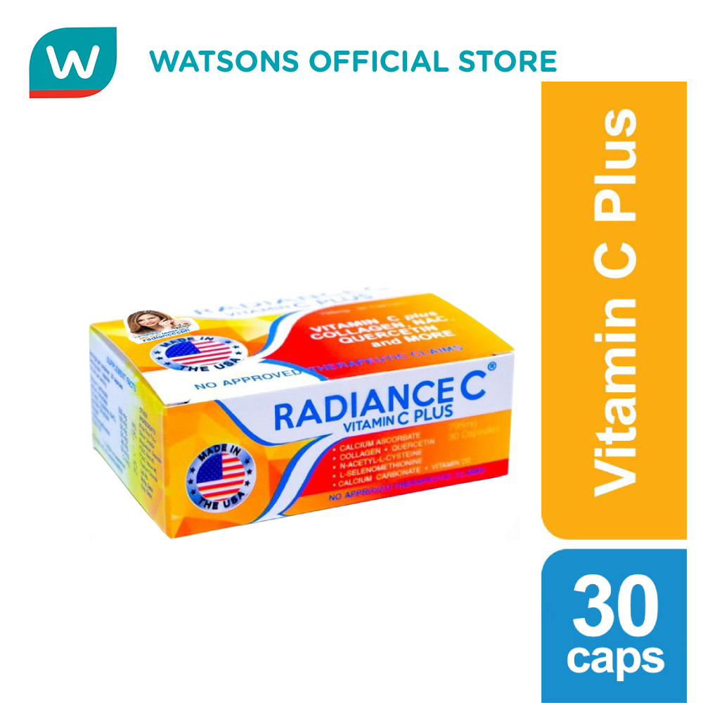 RADIANCE C Vitamins C Plus (30 Capsules per Box) Lazada PH