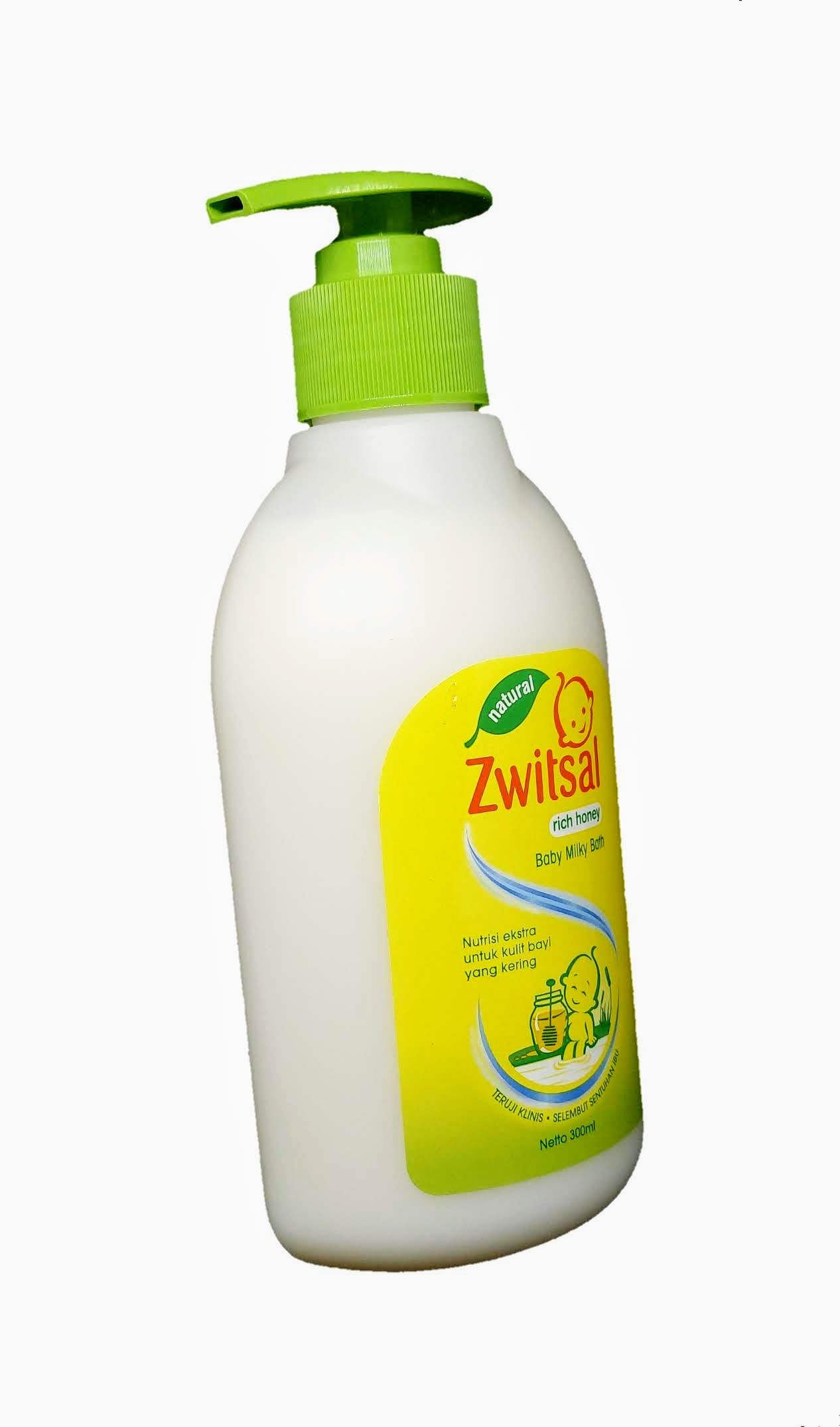zwitsal baby bath milk & honey