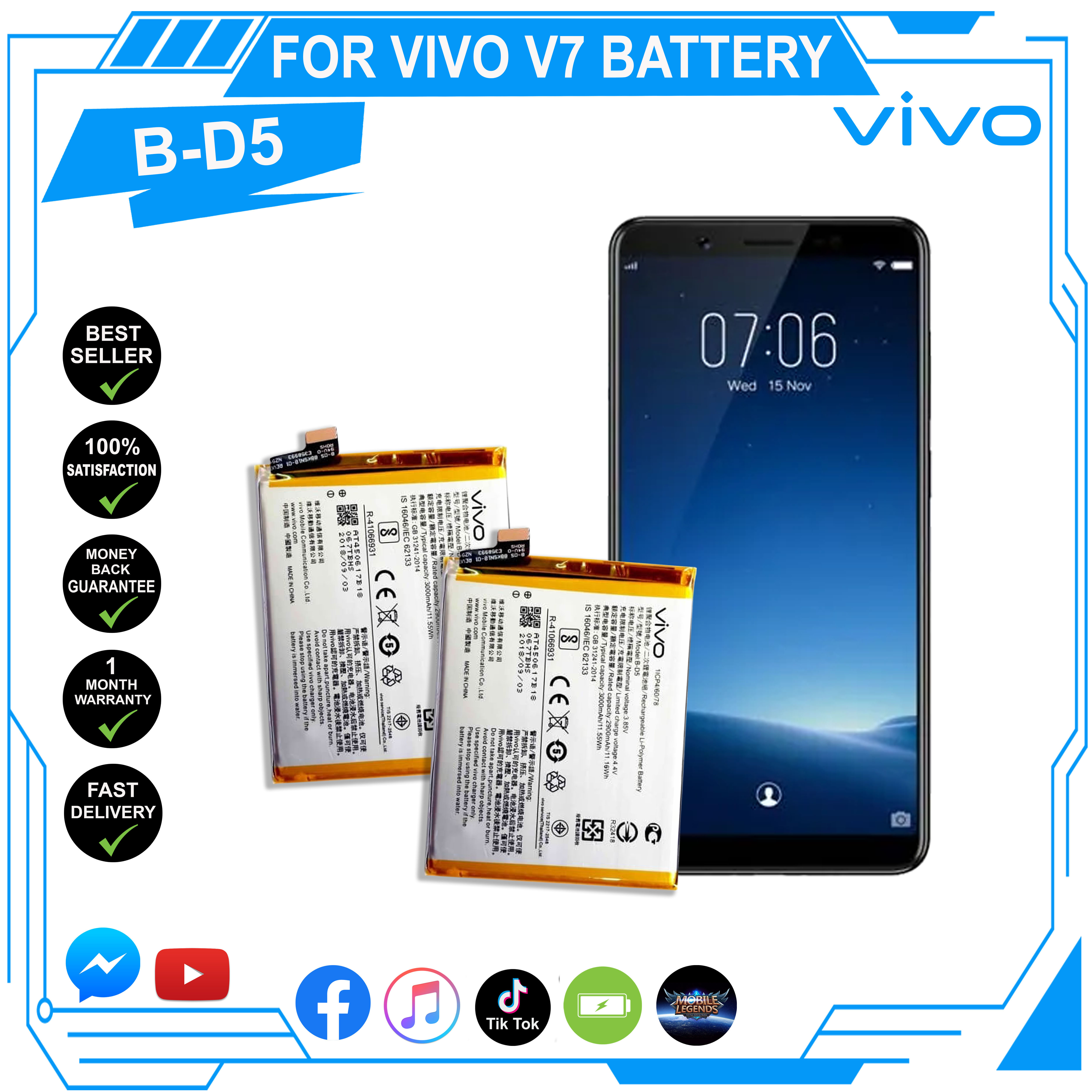 vivo b d5 model name mobile