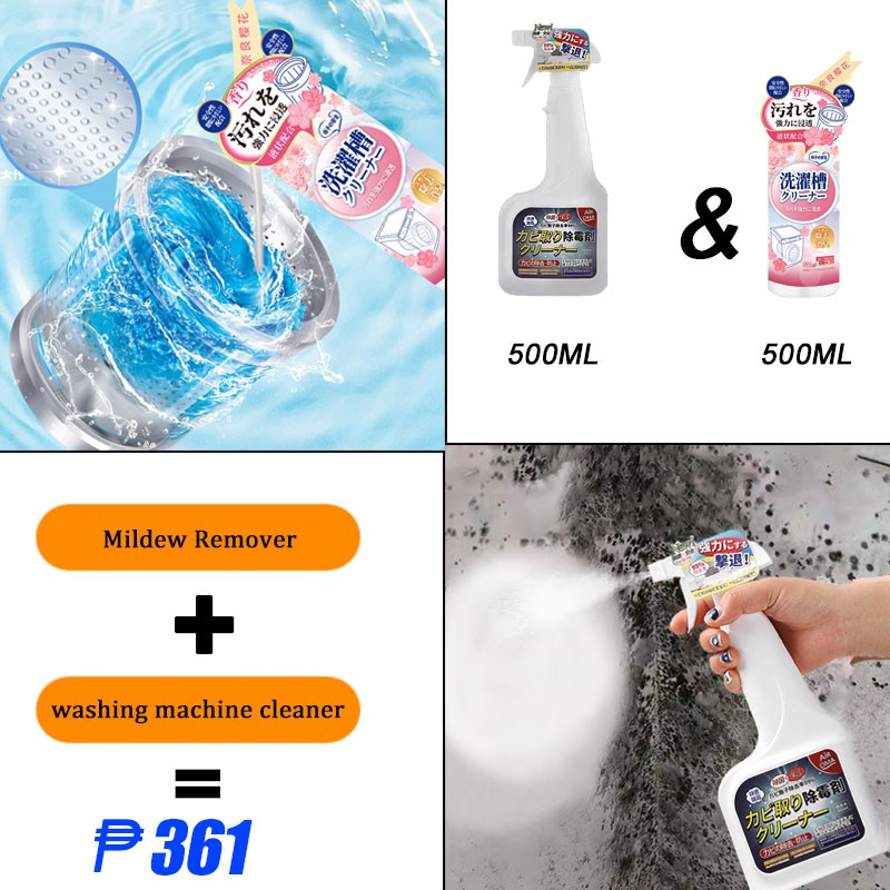 Japan Mold and Mildew Remover 500ML quick and easy stain removal Molds