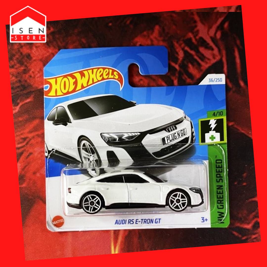 Hot Wheels Audi RS E-Tron GT - Modellino Da Collezione Bianco, Edizione Limitata HW Green Speed - Foto 7