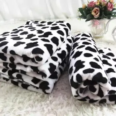 Soft fleence woolen Blanket|Variant Sizes Kumot|Leopard and Floral Design